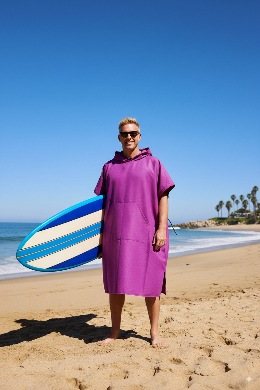 PONCHO MORADO