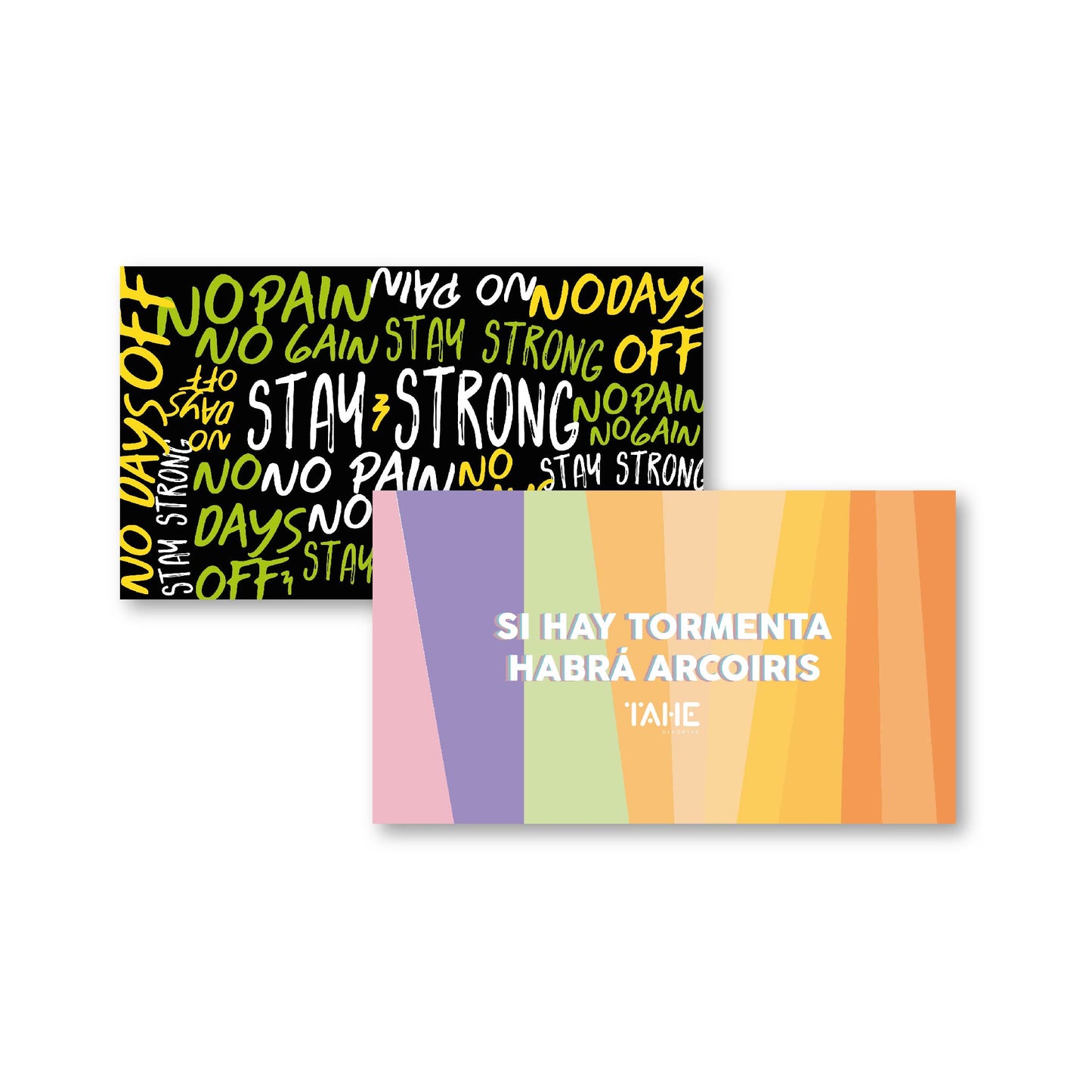 PACK 2 TOALLAS (STAY STRONG + ARCÍRIS)