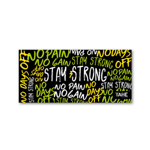 Toalla Stay Strong 75 x 160 cm